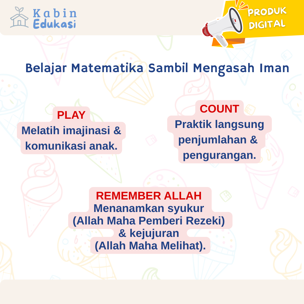 printable edukasi anak ice cream shop dramatic play